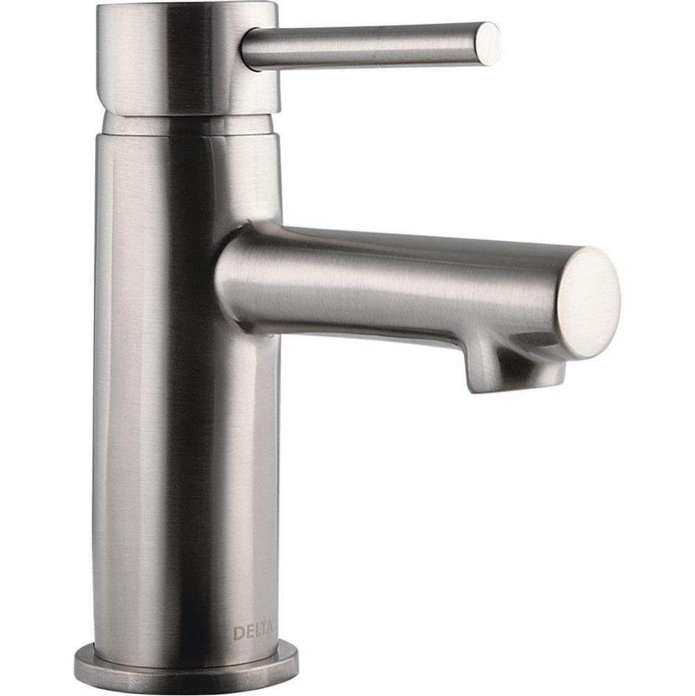 Delta Tommy Solid Handle Lav Faucet, Straight Spout Ss