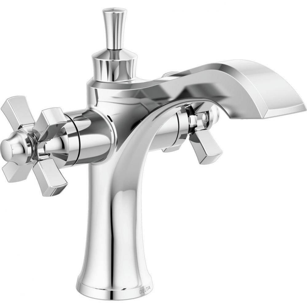 Dorval™ Two Handle Single Hole Monoblock Bathroom Faucet