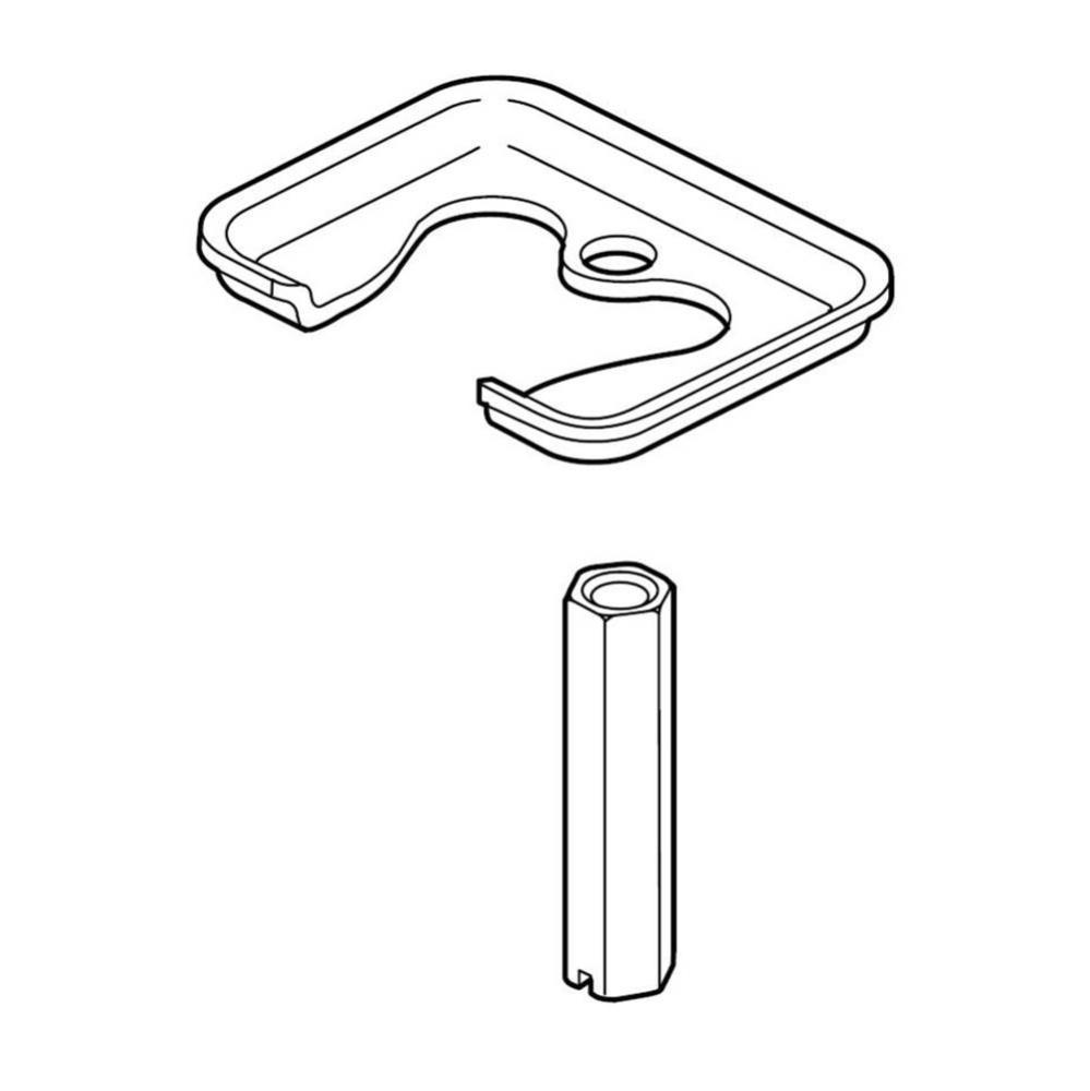 Nyla® Mounting Hardware - Single Hole Kitchen / Bar