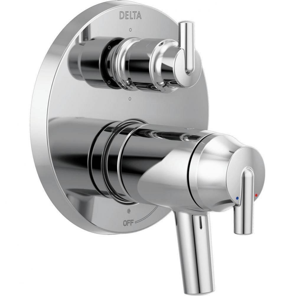 Trinsic® Contemporary Two Handle TempAssure® 17T Series Valve Trim with 6-Setting Integr