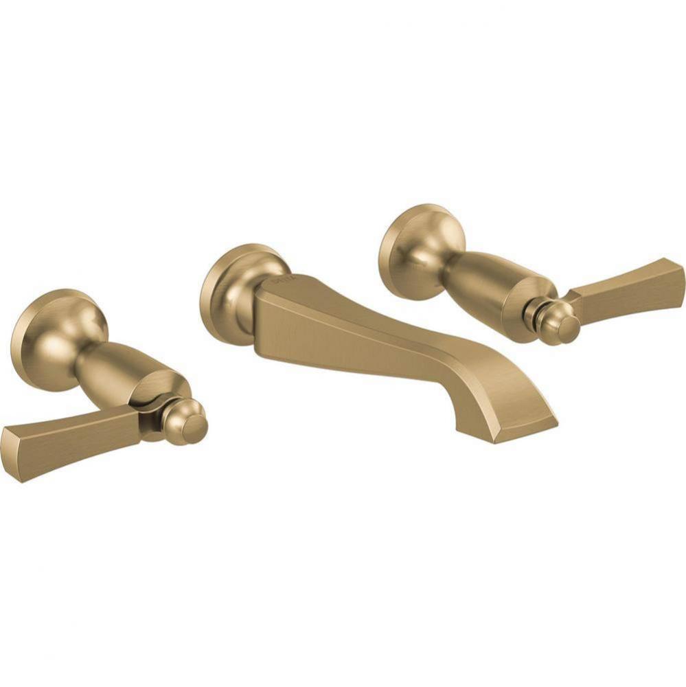 Dorval™ Two Handle Wall Mount Bathroom Faucet Trim Only