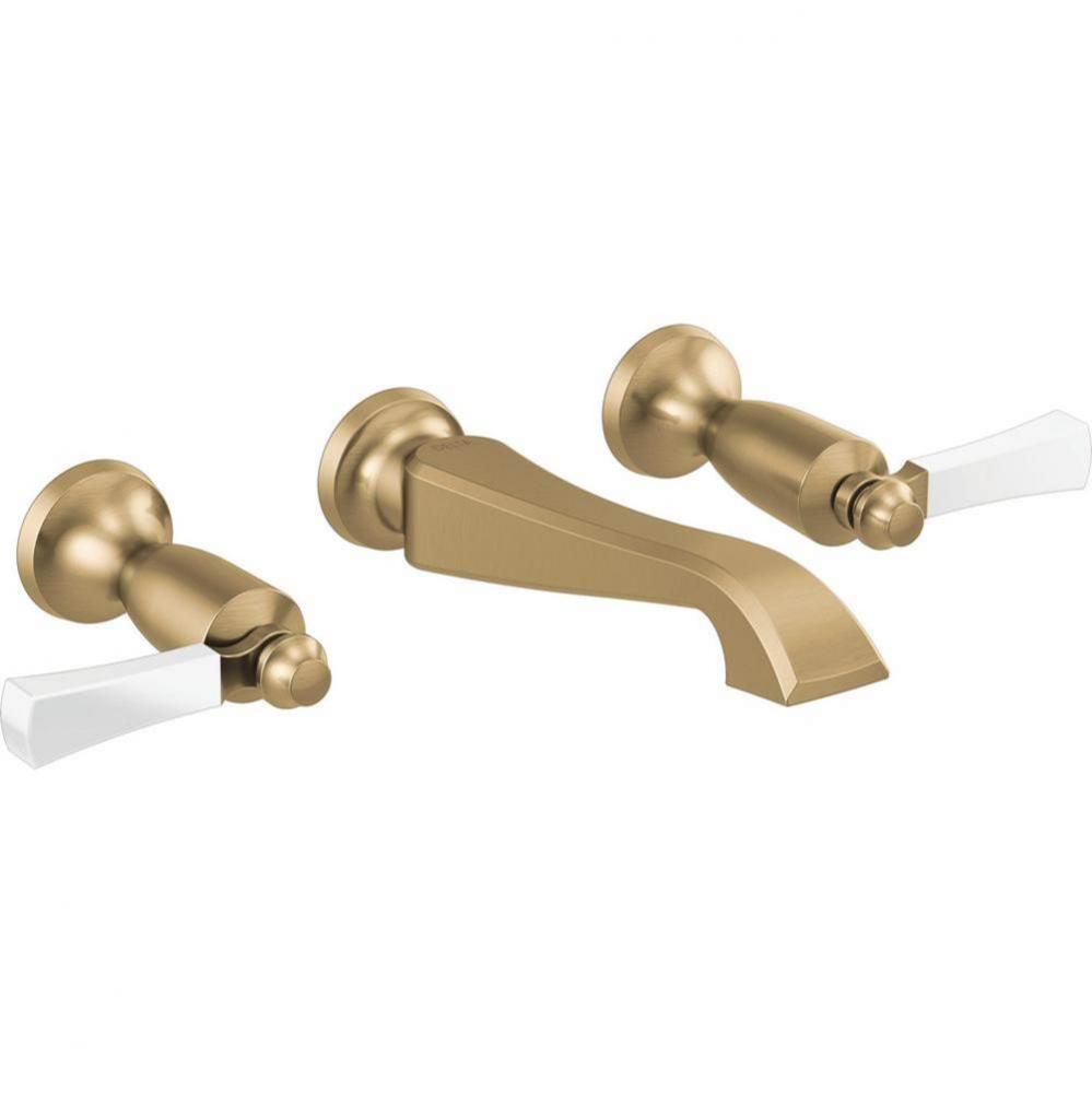Dorval™ Two Handle Wall Mount Bathroom Faucet Trim Only
