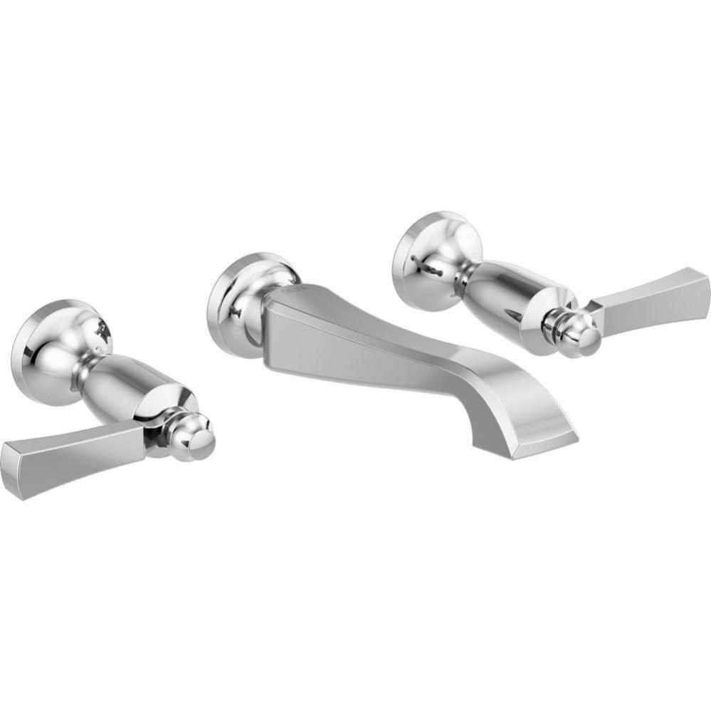 Dorval™ Two Handle Wall Mount Bathroom Faucet Trim Only