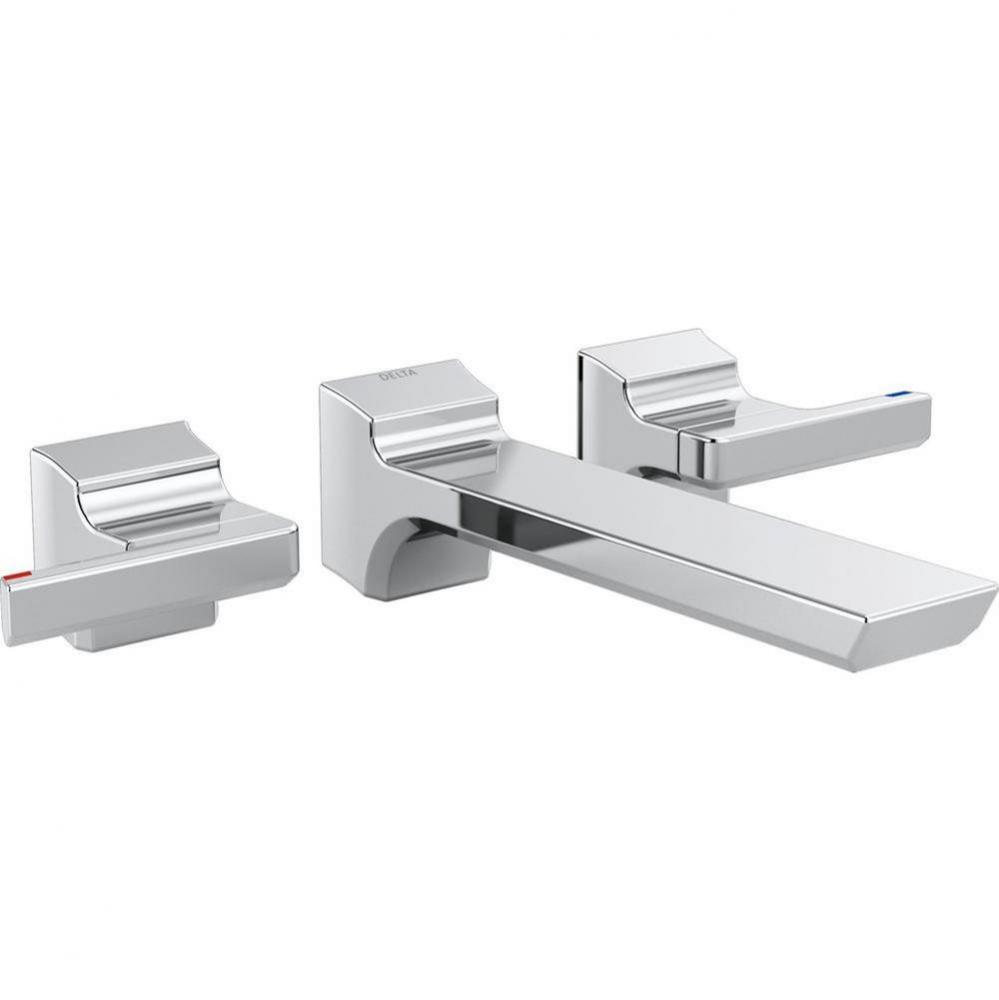 Pivotal™ Two Handle Wall Mount Bathroom Faucet Trim