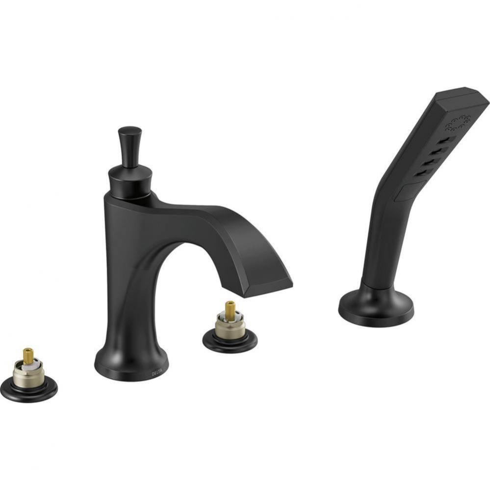 Dorval™ Roman Tub with Hand Shower Trim - Less Handles