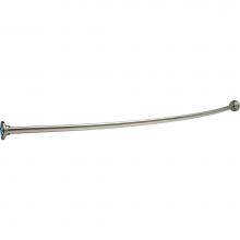 Delta Canada 42205-SS - Other 1'' x 5apos; Shower Rod with Brackets (6'' Bow)