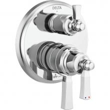 Delta Canada T27856 - Dorval™ Traditional 2-Handle Monitor 17 Series Valve Trim with 3 Setting Diverter