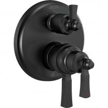 Delta Canada T27T856-BL - Dorval™ Traditional 2-Handle Monitor 17T Series Valve Trim with 3 Setting Diverter