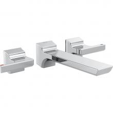 Delta Canada T3599LF-PR-WL - Pivotal™ Two Handle Wall Mount Bathroom Faucet Trim