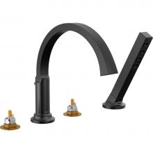 Delta Canada T4788-BLLHP - Tetra™ Roman Tub Trim with Hand Shower