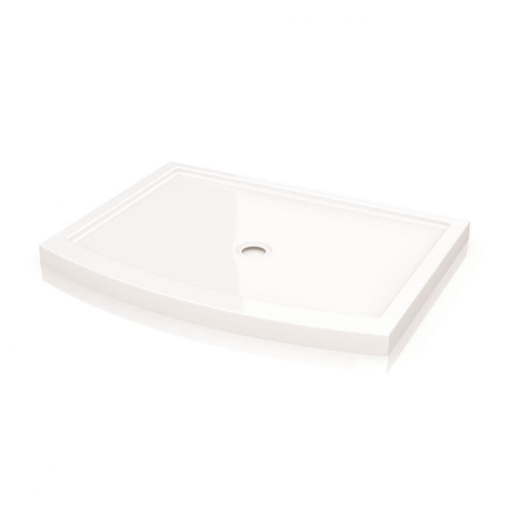 BOWFRONT BASE CENTER DRAIN/3248/WHITE