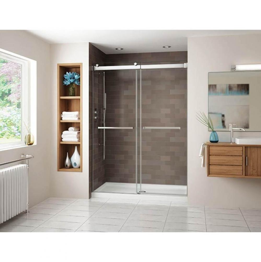 GEMINI 6MM INLINE 48''W/CHROME/SEKUR+