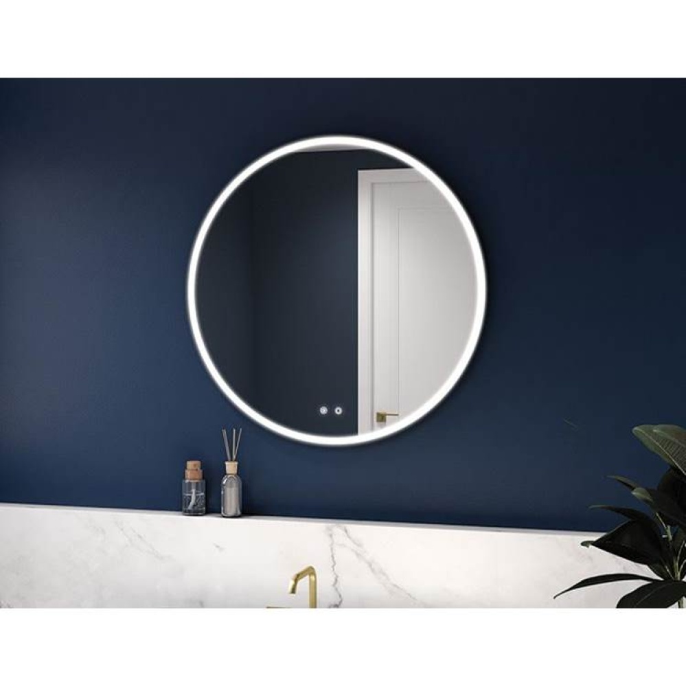 HALO PLUS ROUND MIRROR 30'' +DEFOG +LIGHT +TOUCH SWITCH