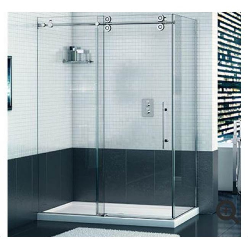 Select Kinetik KTPR 2 Sided CRP Sliding Door and Fixed Panel with Return Panel