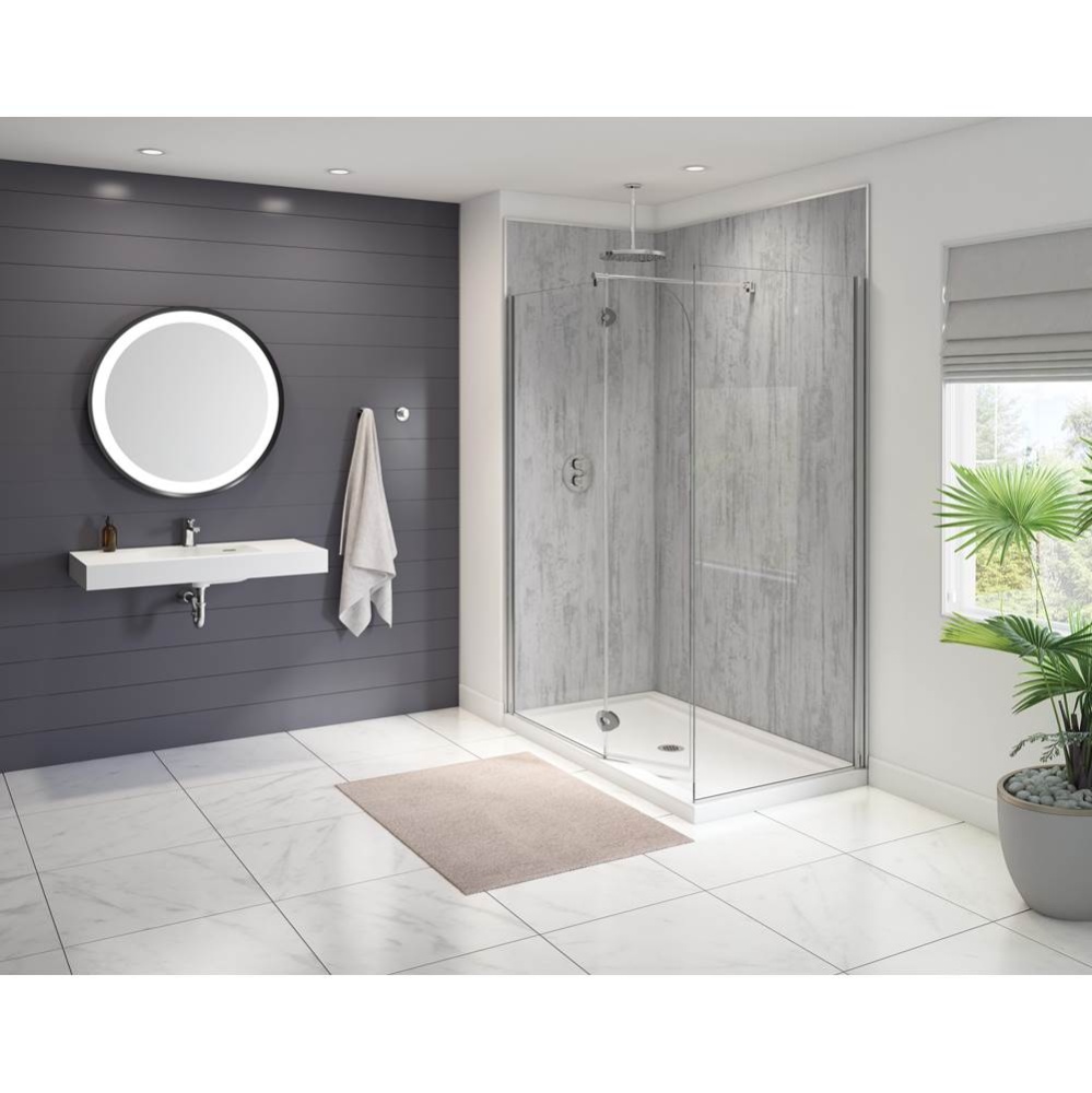 EVOLUTION 2-SIDED ROUND SHIELD/33x30/79H/10MM/CHROME