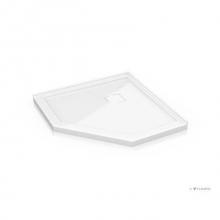 Fleurco Canada ALN36-18-B - NEO-ANGLE BASE LOW-PROFILE/36''/WHITE