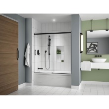 Fleurco Canada NAST60-33-40 - APOLLO 6MM TUB 60''W/60''H/MATTE BLACK/CLR/SRT