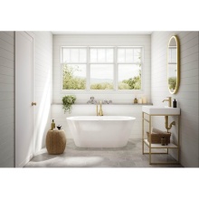 Fleurco Canada BCD5930-18 - ARIA CADENZA TUB/5930/WHITE/WHITE DRAIN COVER