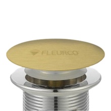 Fleurco Canada TUBDRAINCOVER-SS-12 - TUB DRAIN COVER ONLY / BRUSHED GOLD