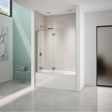 Fleurco Canada Vmsxt24-11-40 - EVOL SQ TUB SHD/58''H/10MM/CHR/CLR/RCT HG