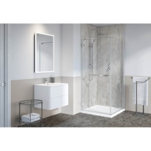 Fleurco Canada FBC3838-2204 - Fibo Corner, 94.5'' H Shower Walls