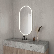 Fleurco Canada MHAPO2039 - HALO PLUS OBLONG MIRROR 20''W X 39''H +DEFOG +LIGHT +TOUCH