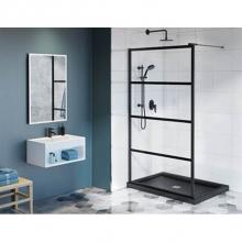 Fleurco Canada LAV28-33-43-79 - LATITUDE SHIELD / MATTE BLACK / GRID / 28''