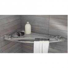 Fleurco Canada Mgsk17r-25 - METAL GLASS SHELF KIT WALL MOUNT - 17''/RD/BR NK