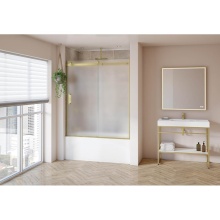 Fleurco Canada NSST60-12-80R - SKYLINE TUB 60W/BRUSHED GOLD/RIGHT/MIST SKR+