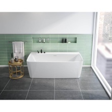 Fleurco Canada BZSN6732-18 - OPUS SONORO PLUS TUB/6731-WHITE/WHITE DRAIN COVER