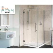 Fleurco Canada PMQ3232-11-40-79 - PL CUBE/32/32/79''H/CHR/CLR/RCT HG/STR HND