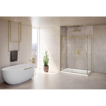 Fleurco Canada NSS248L32L-12-40-79 - SKYLINE 2SIDED/48x32/L INL x L RET/BRUSHED GOLD/79H/SEKUR+