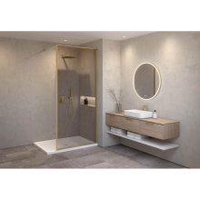 Fleurco Canada VSP33-12-30-86 - VESPERO SHIELD 33/GOLD FRAME/SMOKED GREY FILM/86''