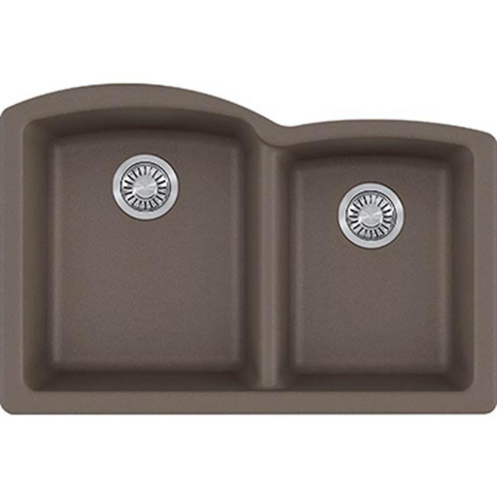 Ellipse Granite - Undermount Sink Double,  Storm