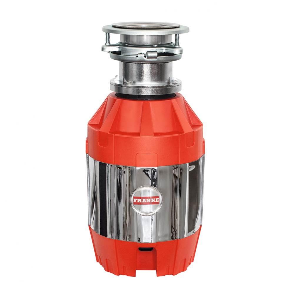 3/4 Horse Power Quiet Batch Feed Waste Disposer Torque Master 2700 RPM Jam-Resistant DC Motor in R