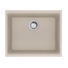 Franke Residential Canada MAG11020-CHA-S - Franke Maris Undermount 21.7-in x 17.8-in Fragranite Single Bowl Kitchen Sink in Champagne