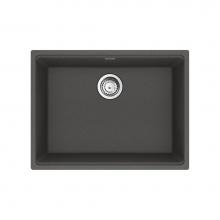 Franke Residential Canada MAG11023-SLG-S - Franke Maris Undermount 25-in x 18.94-in Fragranite Single Bowl Kitchen Sink in Slate Grey