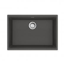 Franke Residential Canada MAG11025-SLG-S - Franke Maris Undermount 27-in x 19-in Fragranite Single Bowl Kitchen Sink in Slate Grey