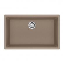 Franke Residential Canada MAG11028-OYS-S - Franke Maris Undermount 30-in x 19-in Fragranite Single Bowl Kitchen Sink in Oyster