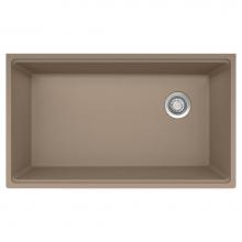 Franke Residential Canada MAG11031OW-OYS-S - Franke Maris Undermount 33-in x 19.31-in Fragranite Single Bowl Kitchen Sink in Oyster