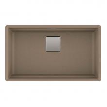 Franke Residential Canada PKG110-31OYS - Franke Peak 32.0-in. x 18.8-in. Fragranite Undermount Single Bowl Kitchen Sink in Oyster