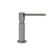 Franke Residential Canada UNI-SD-SNI - UNI-SD-SNI Single Hole Top Refill Soap Dispenser, Satin Nickel
