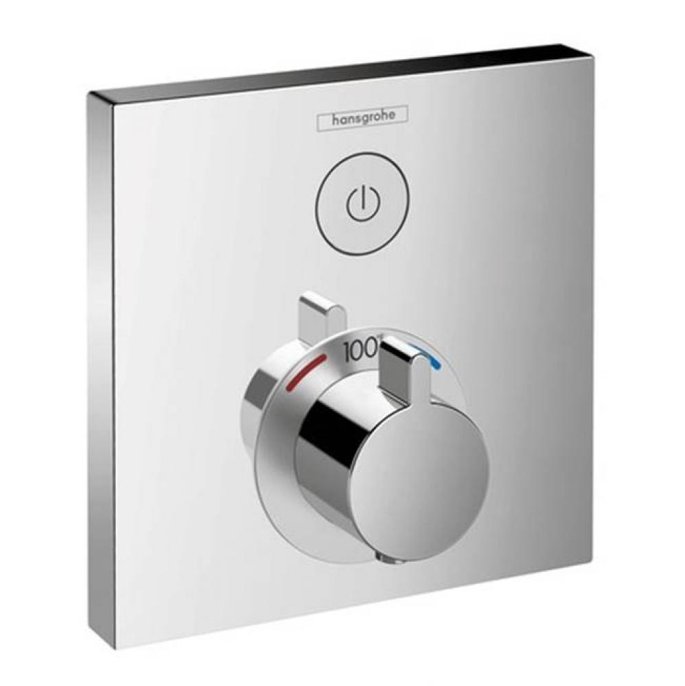 Hg Showerselect E Thermostatic Trim 1 Function, Square