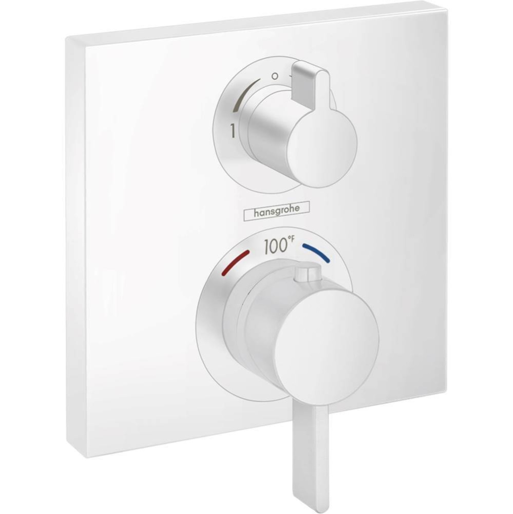 Ecostat Square Thermostatic Trim With Volume Control And Div