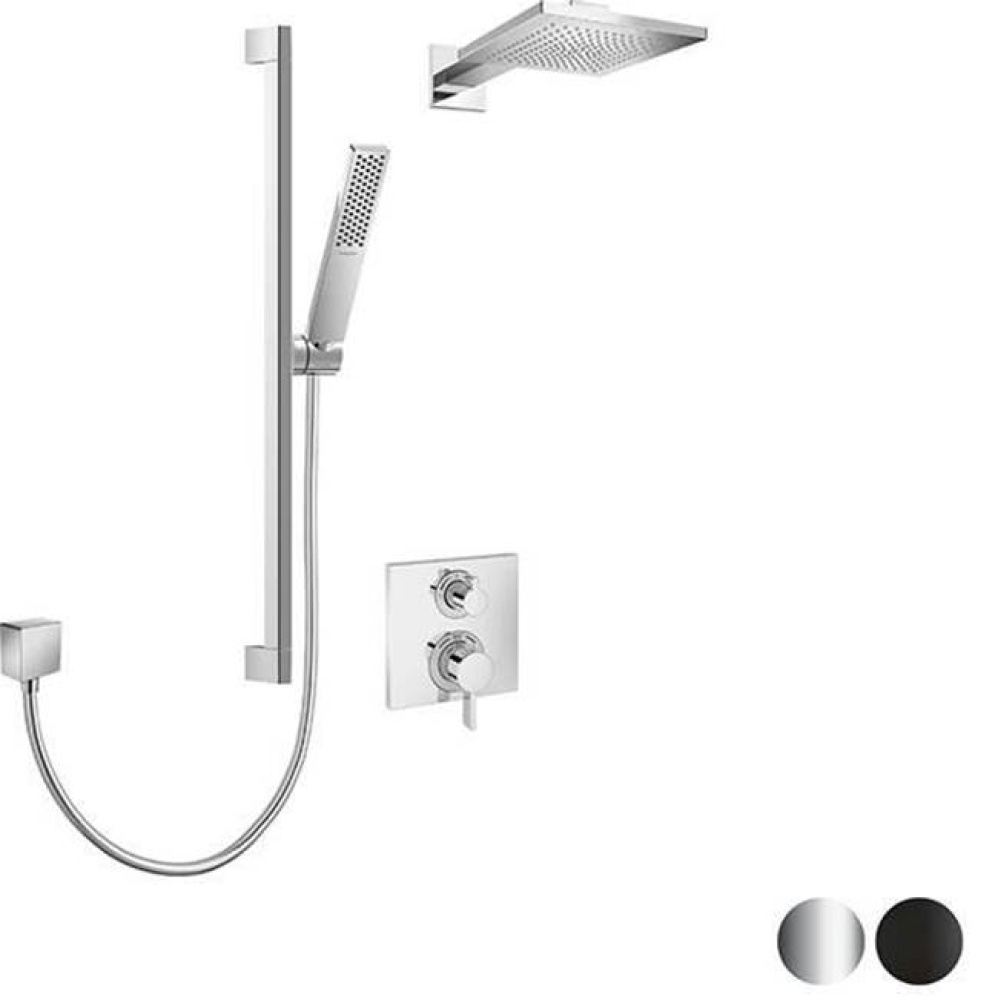 Hansgrohe Ecostat Square Thermostatic Shower Kit
