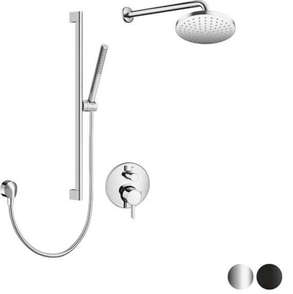 Hansgrohe Ecostat Round Pressure Balance Shower Kit
