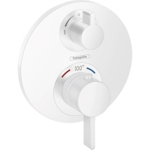 Hansgrohe Canada 15758701 - Ecostat S Thermostatic Trim With Volume Control And Diverter