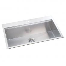 Lenova Canada SS-OT-S33 - Lenova Ledge Series Stainless Steel Kitchen Sink (Topmount or undermount)