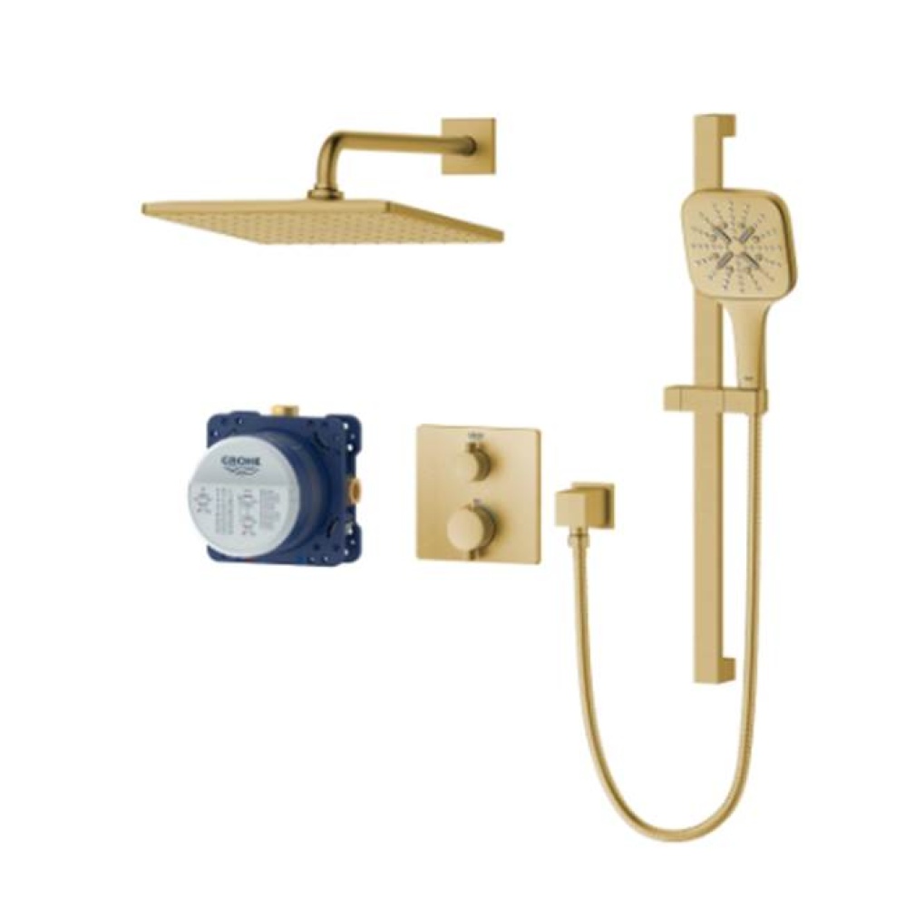 Rainshower™ Grohtherm® 2-Handle Thermostatic Single Function Shower Kit