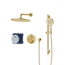 Grohe Canada 103066GN00 - Rainshower GrohTherm 2-Handle Thermostatic Dual Function Shower Kit